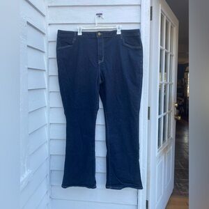 EVRI Darkwash MidRise Bootcut Jeans 22W